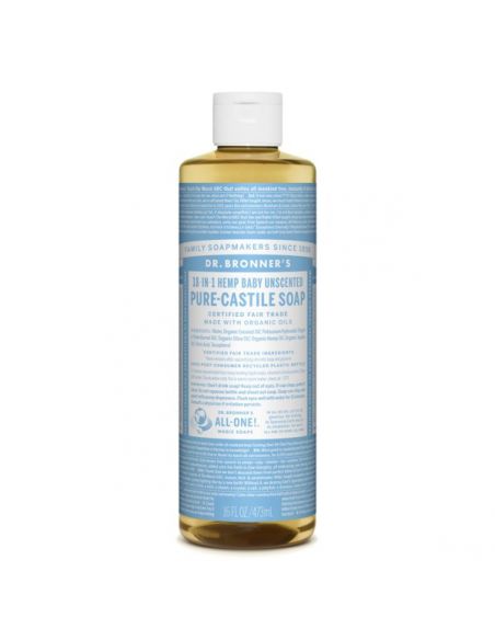 Jabón de Castilla Líquido Bebés-Neutro Dr. Bronner´s - 59 ml.