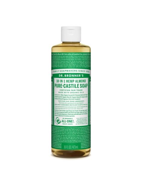 Jabón de Castilla Líquido de Almendras Dr. Bronner´s - 59 ml.