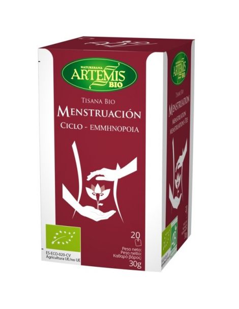 Menstruación Bio Artemis Herbes del Molí - 20 bolsitas