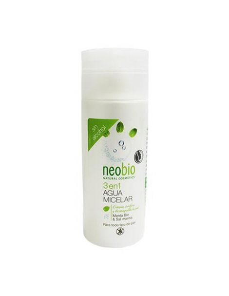 Agua Micelar 3 en 1 Neobio - 150 ml.