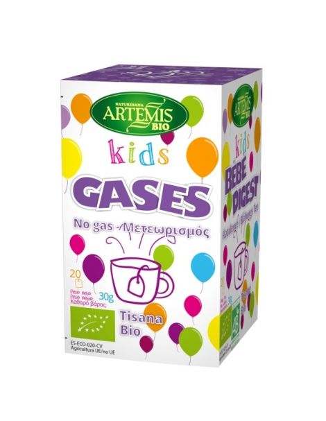 Kids Gases Bio Artemis Herbes del Molí - 20 bolsitas