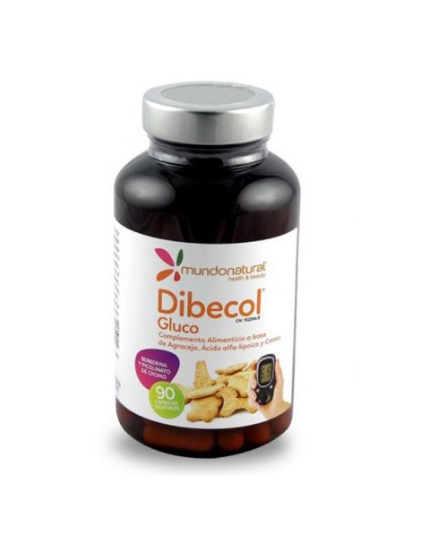 Dibecol Gluco Mundonatural - 90 cápsulas