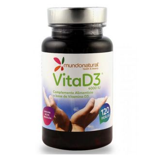 VitaD3 4000 UI Mundonatural - 120 perlas