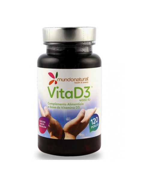 VitaD3 4000 UI Mundonatural - 120 perlas