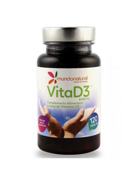 VitaD3 4000 UI Mundonatural - 120 perlas