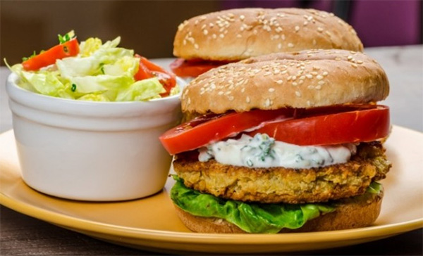 Hamburguesa Vegetal Hamburgues vegetal de garbanzos y lentejas