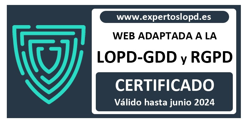 Certificado Web LOPD